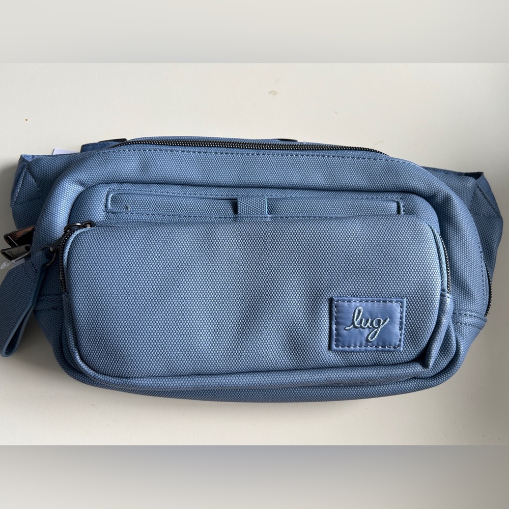 LUG VL HITCH MATTE LUXE BELT BAG BLUE MOON ICEPOP NWT